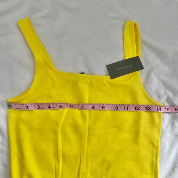 NWT Suzy Shier yellow sleeveless shift summer dress Size XS - Picture 5 of 6